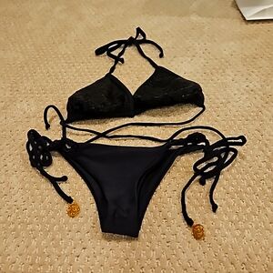 Luli Fama Black Bikini